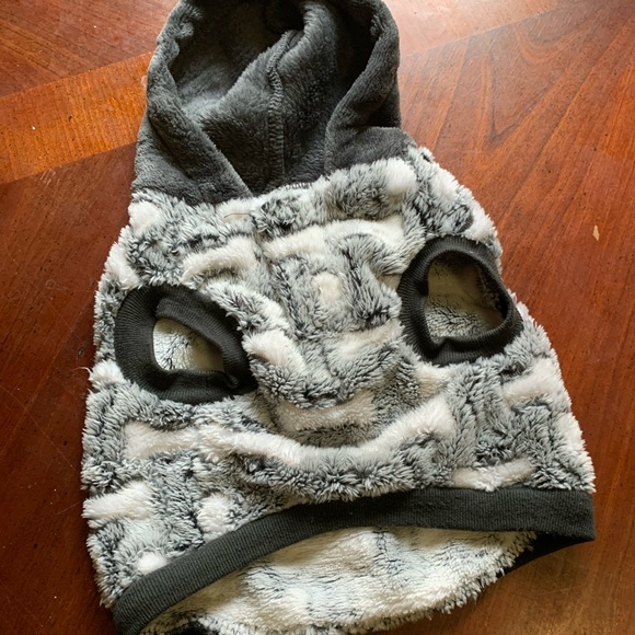 Top paw fleece hoodie for puppy - Picture 2 of 2